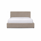 Julia Queen Bed - Light Fawn