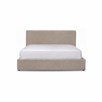 Julia King Bed - Light Fawn
