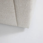 June Double Storage Bed - Cream