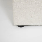 June Double Storage Bed - Cream