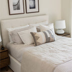 June Double Storage Bed - Cream