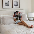 June Double Storage Bed - Cream