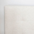 June Queen Storage Bed - Cream