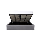 Justin King Storage Bed - Greige