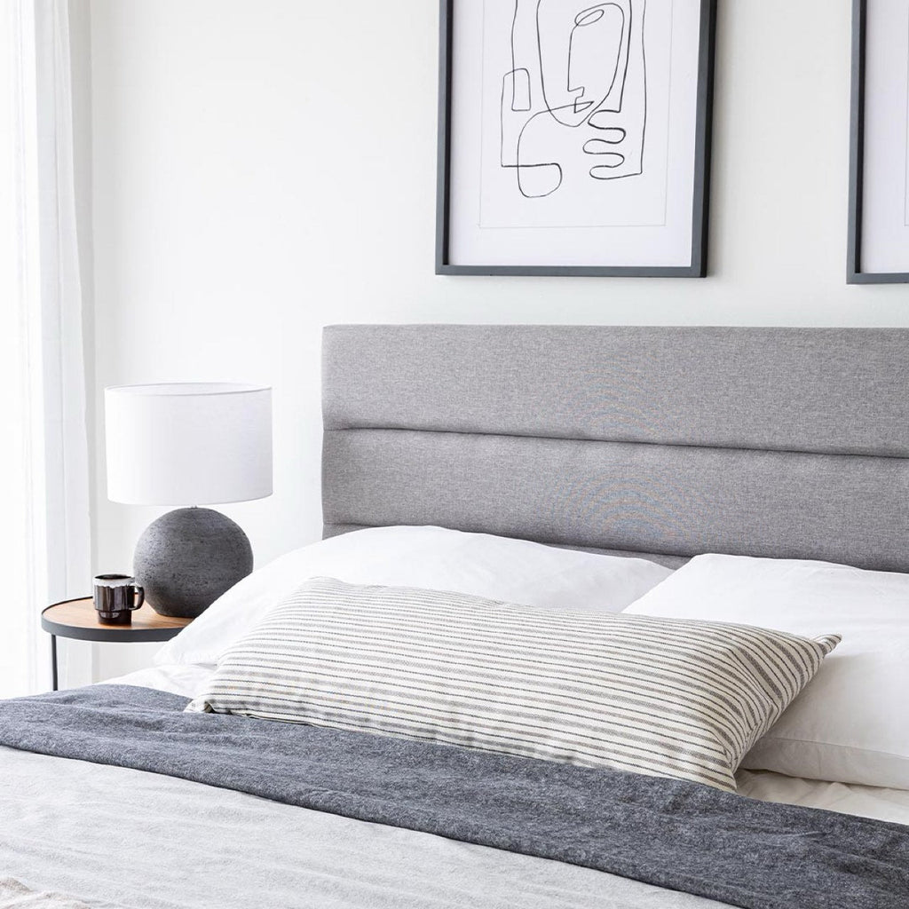 Justin King Bed - Greige