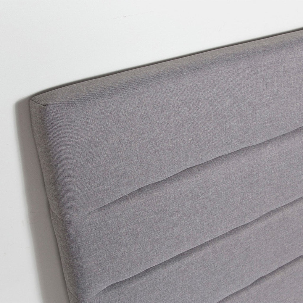 Justin King Bed - Greige