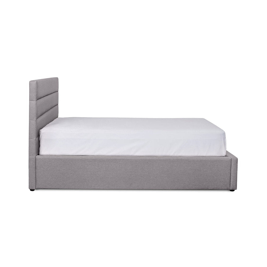 Justin Double Bed - Greige