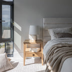 Justin King Storage Bed Tall - Cream