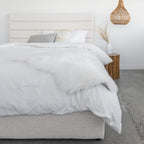Justin King Storage Bed Tall - Cream
