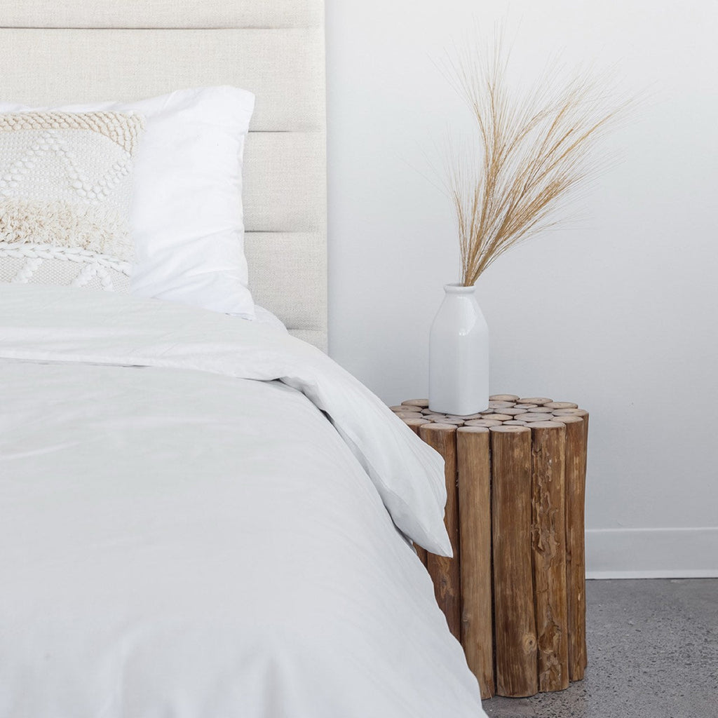 Justin King Storage Bed Tall - Cream