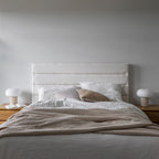 Justin Double Storage Bed Tall - Cream