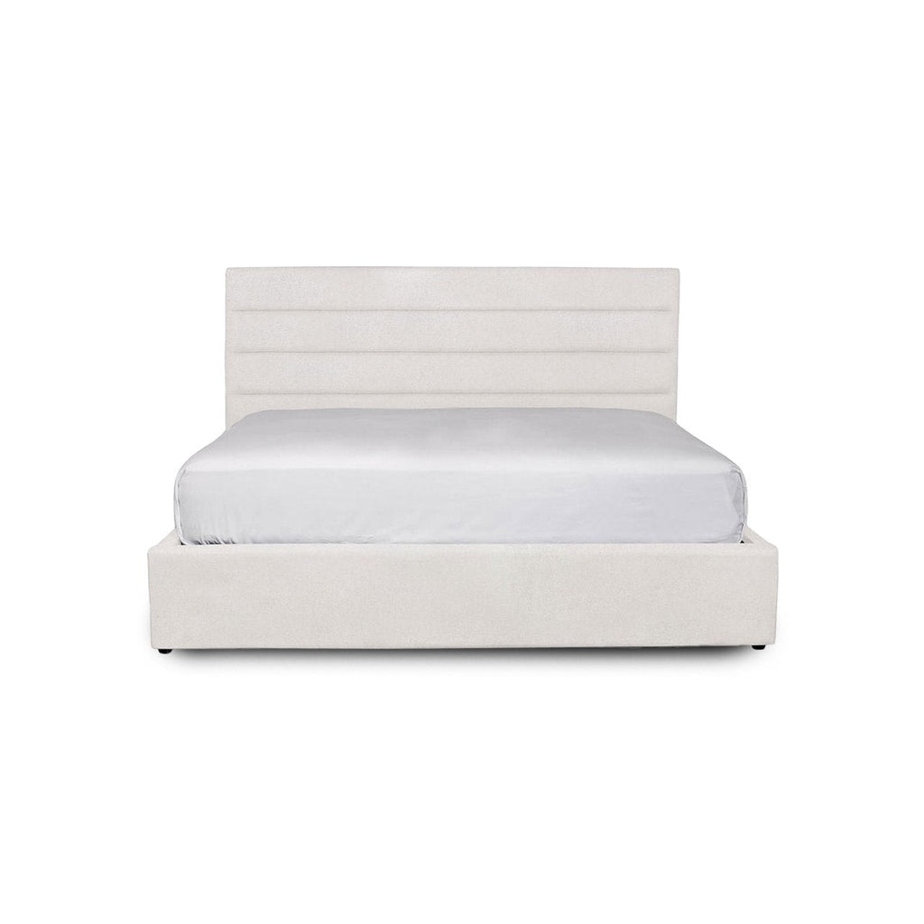 Justin Queen Bed Tall - Cream
