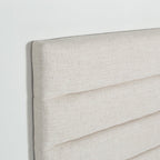 Justin Queen Bed Tall - Cream