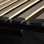 Justin King Storage Bed - Stone