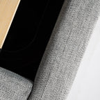 Justin Double Bed - Stone