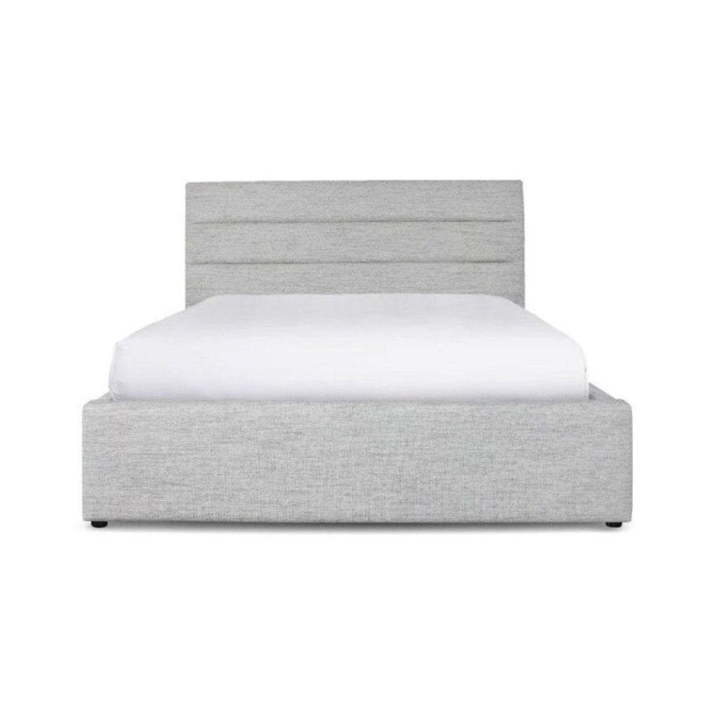 Justin King Bed - Stone