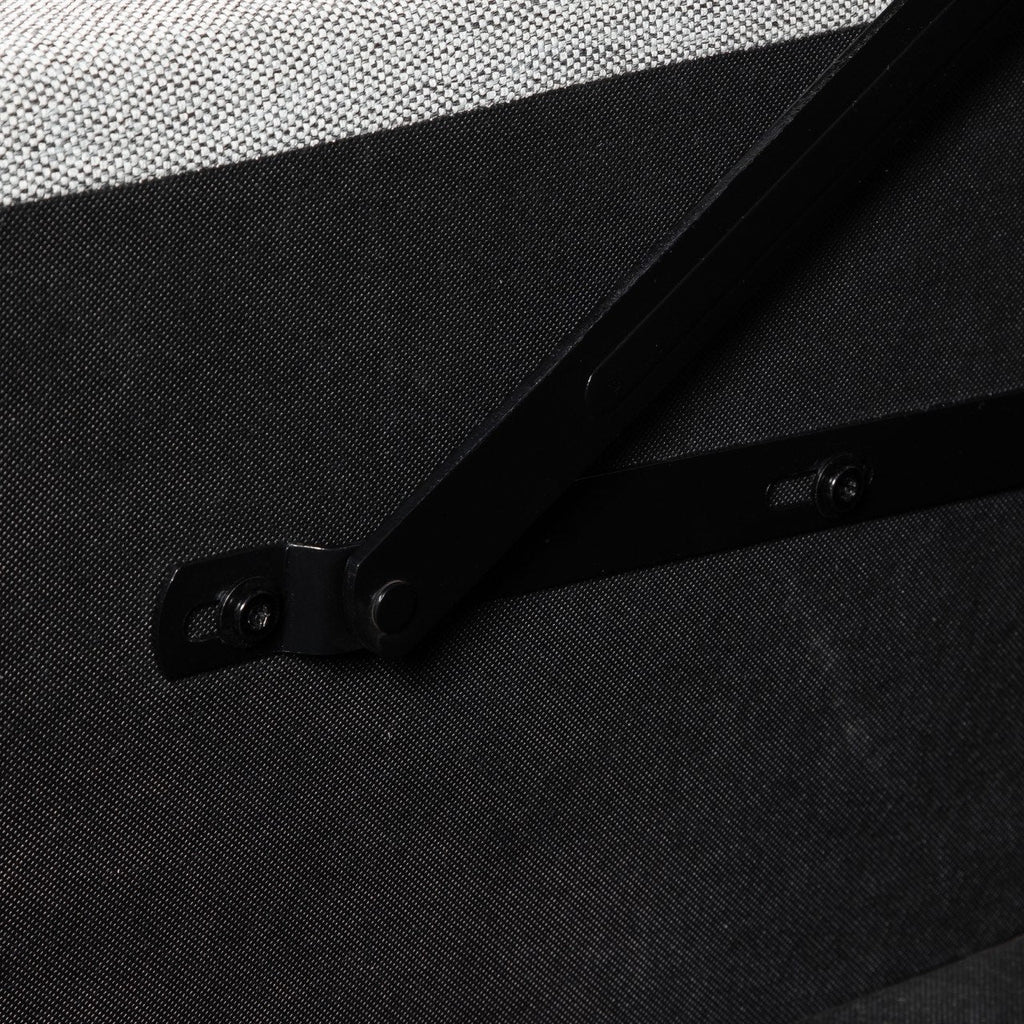 Justin King Bed - Stone