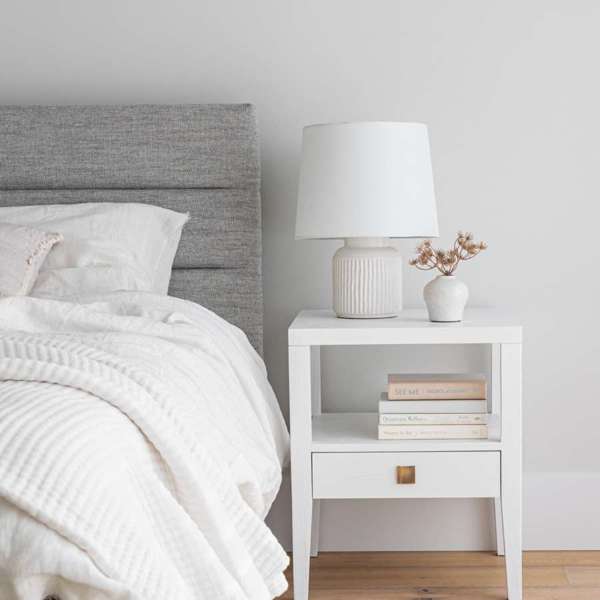 Justin Queen Headboard - Stone