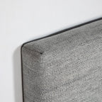 Justin King Bed - Stone