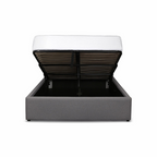 Justin Double Storage Bed - Dark Greige