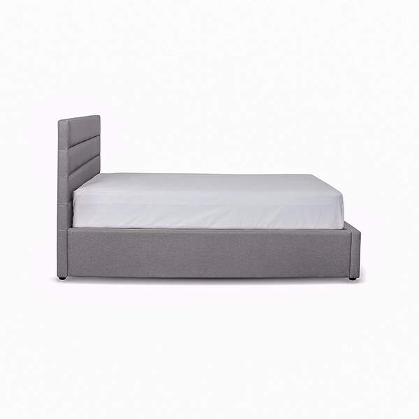 Justin King Bed - Dark Greige