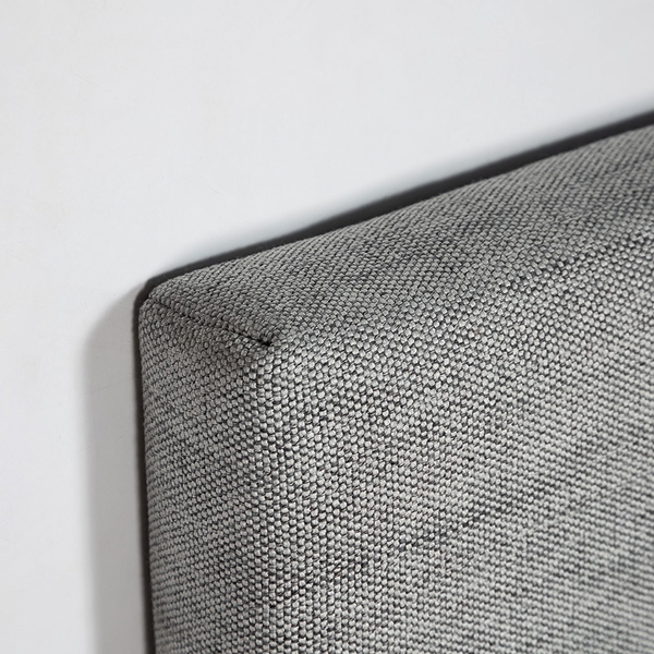 Justin Double Bed - Dark Greige