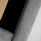 Justin Double Storage Bed - Dark Greige