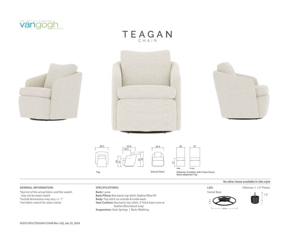 Teagan Swivel Chair