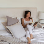 Julia Queen Storage Bed - Cream