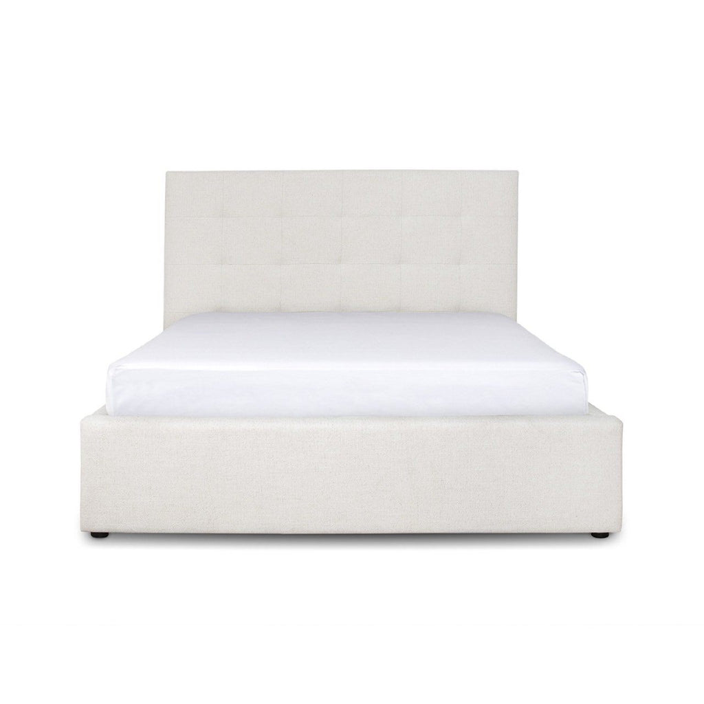 June Queen Storage Bed - Cream