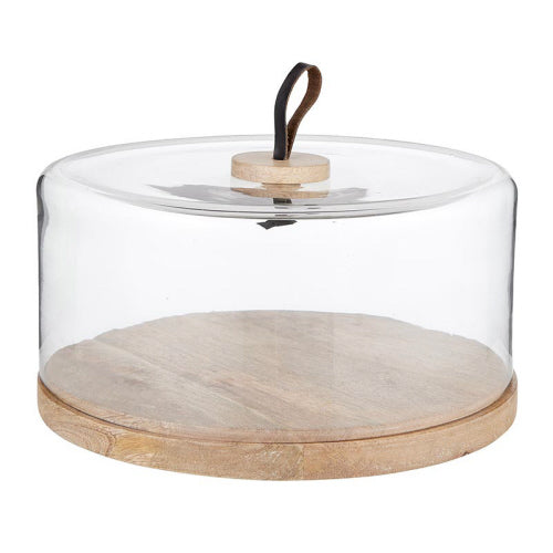 Modern Cake Stand with Glass Cloche