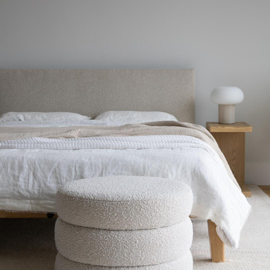 Luna Tool-free King Bed - Buff