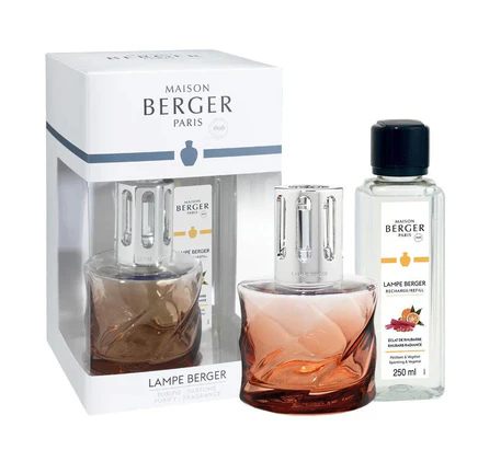 Spiral Lamp Set with Rhubarb Radiance