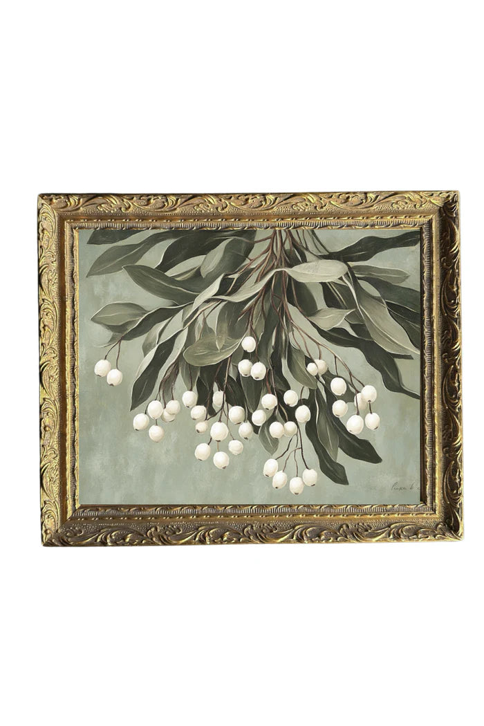 Muted Mistletoe 8x10 Framed Art