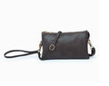 Riley Monogrammable 3 Compartment Crossbody/Wristlet in Coffee