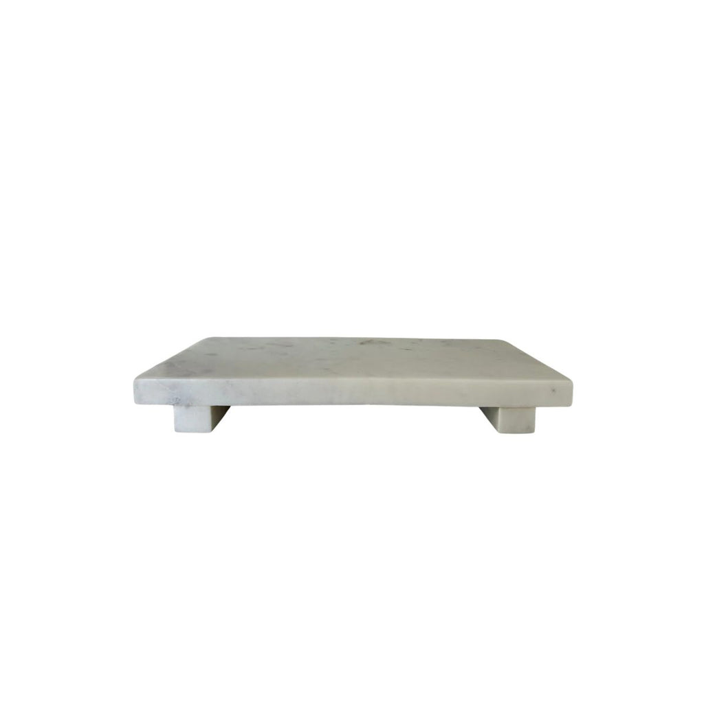 White Marble Trivet Riser