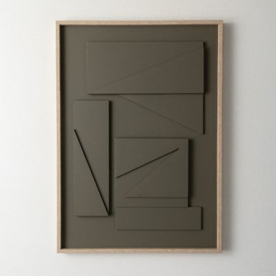 Olive Sculptural Wall Decor