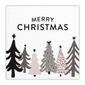 Cocktail Napkins - Merry Christmas Trees
