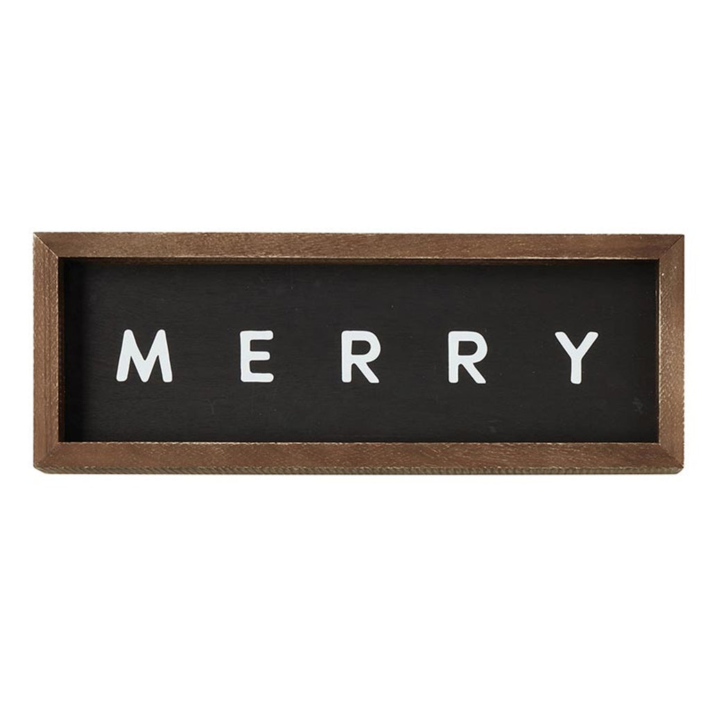 Wood Sign - Merry