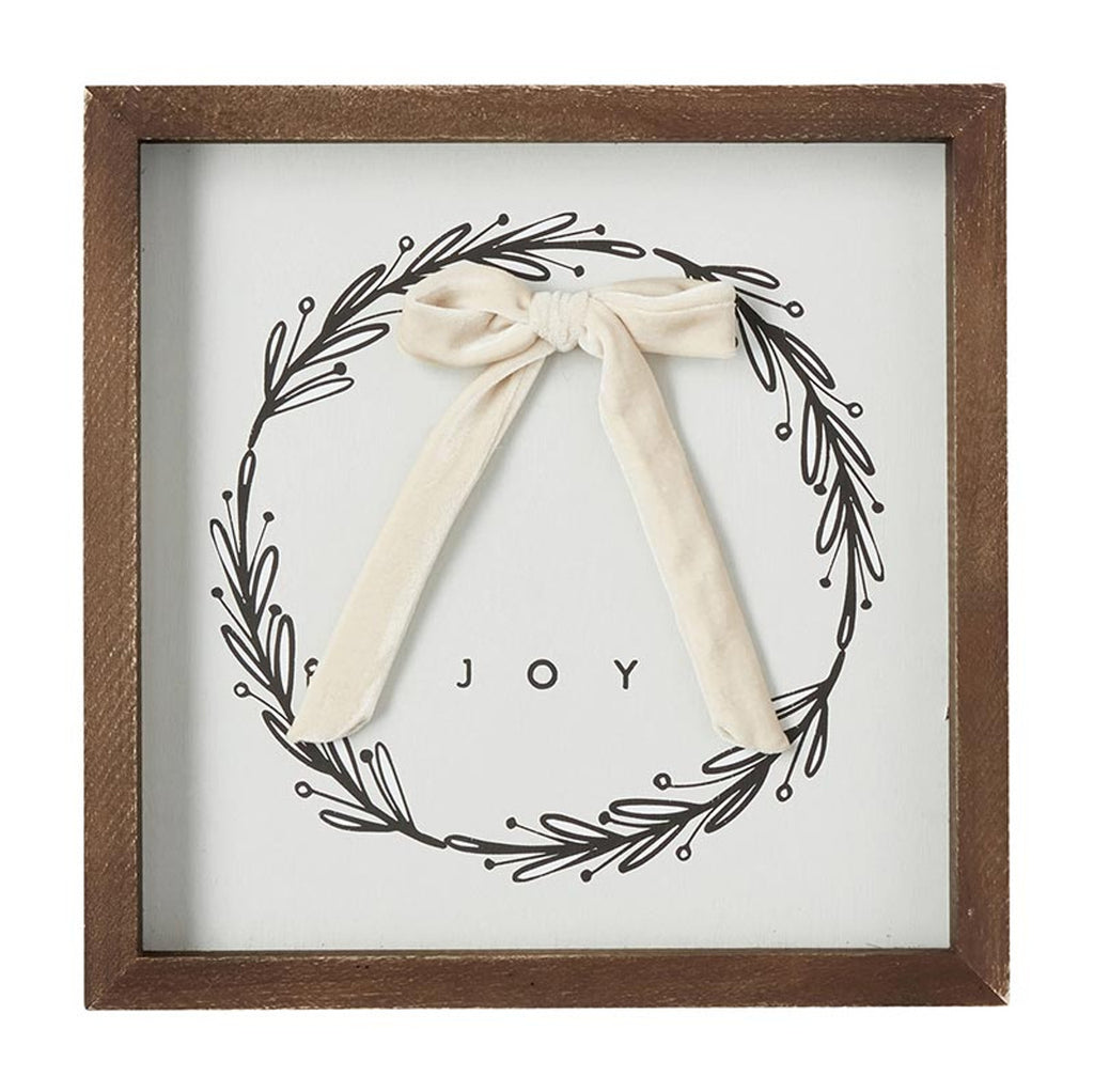 Wreath Wall Sign - Joy Wreath