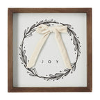 Wreath Wall Sign - Joy Wreath