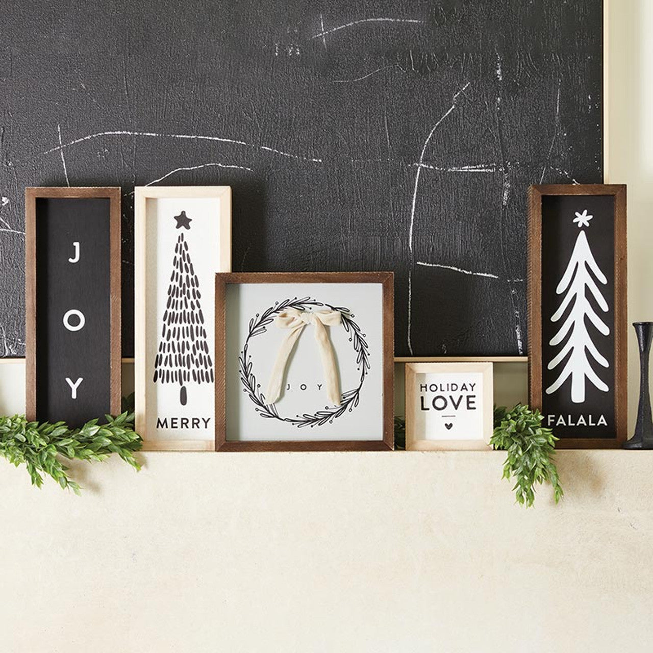Mini Wood Sign - Holiday Love