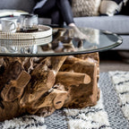 Natura Round Root Coffee Table - L