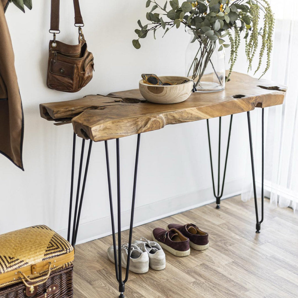 Natura Hairpin Console Table