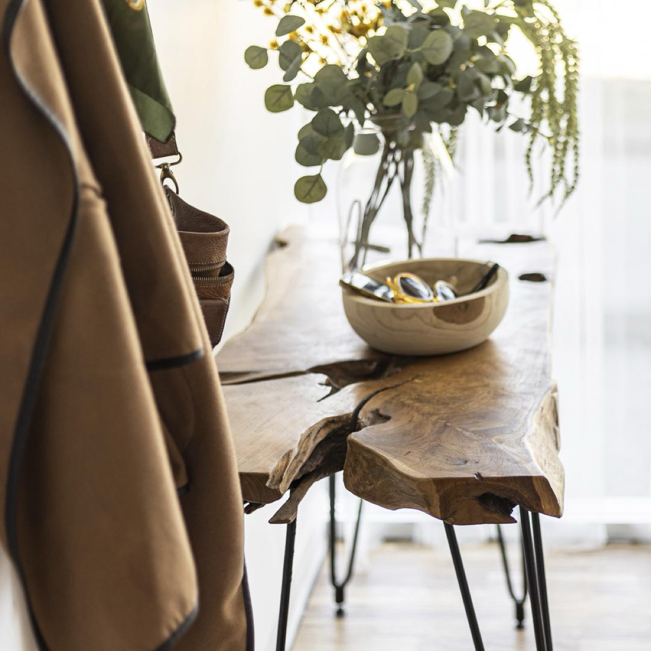 Natura Hairpin Console Table