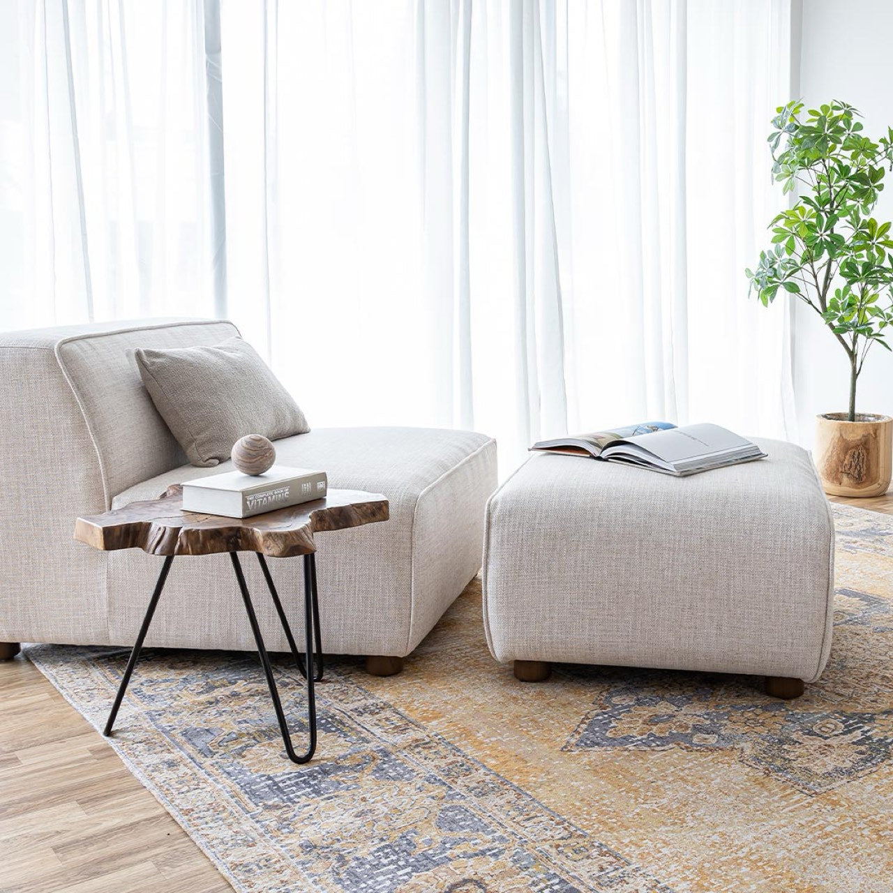 Natura Hairpin Nesting Table - S