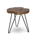 Natura Hairpin Accent Table - Round