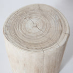 Nova Wide 21" Stump - Round - White