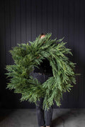 Norfolk & Cypress Mixed Real Touch Wreath - 34"
