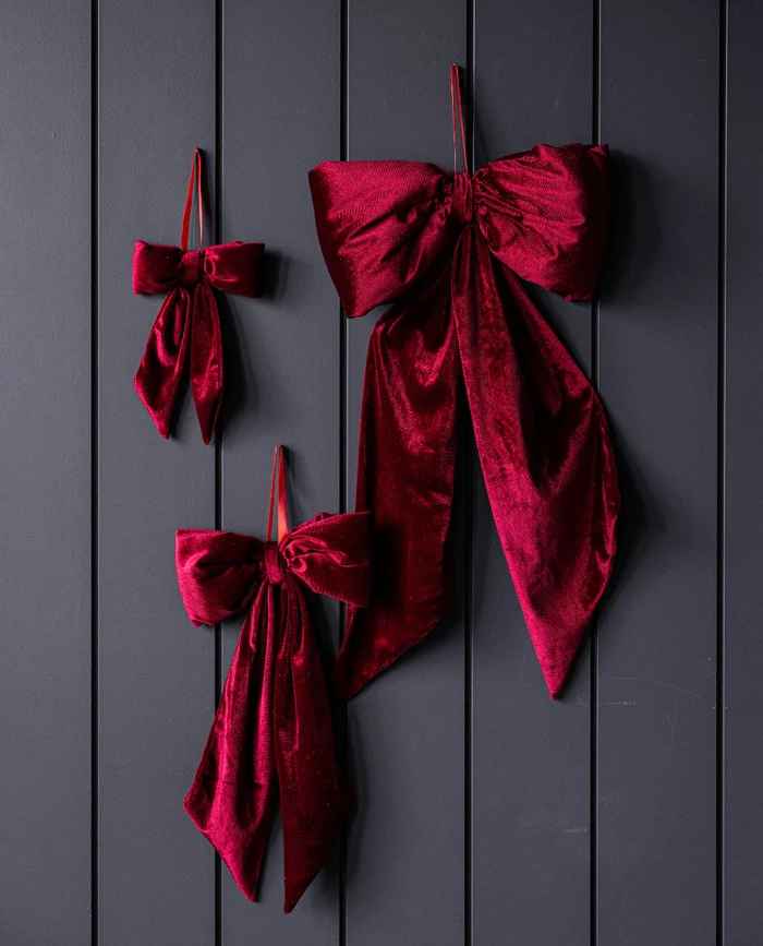 Red Velvet Bows - Small